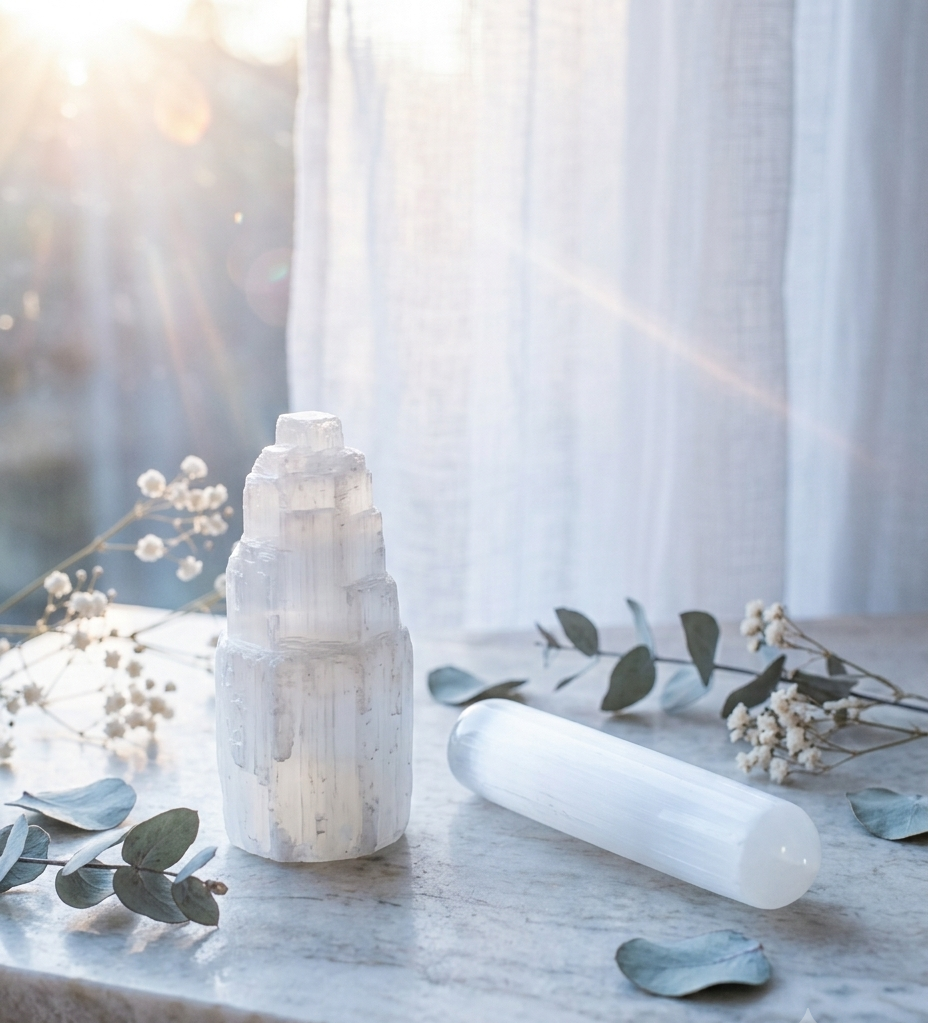 Selenite for Cleansing & Protection — Crrystology