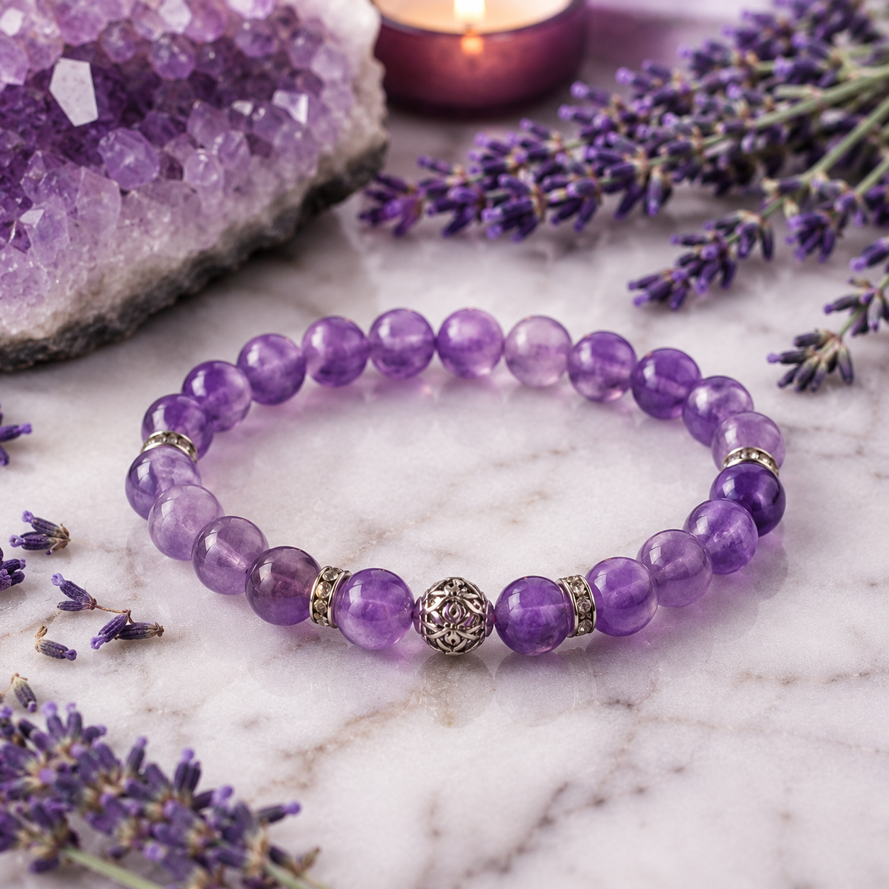 Amethyst Bracelet Benefits — Stress, Anxiety aur Neend ke liye Best Crystal