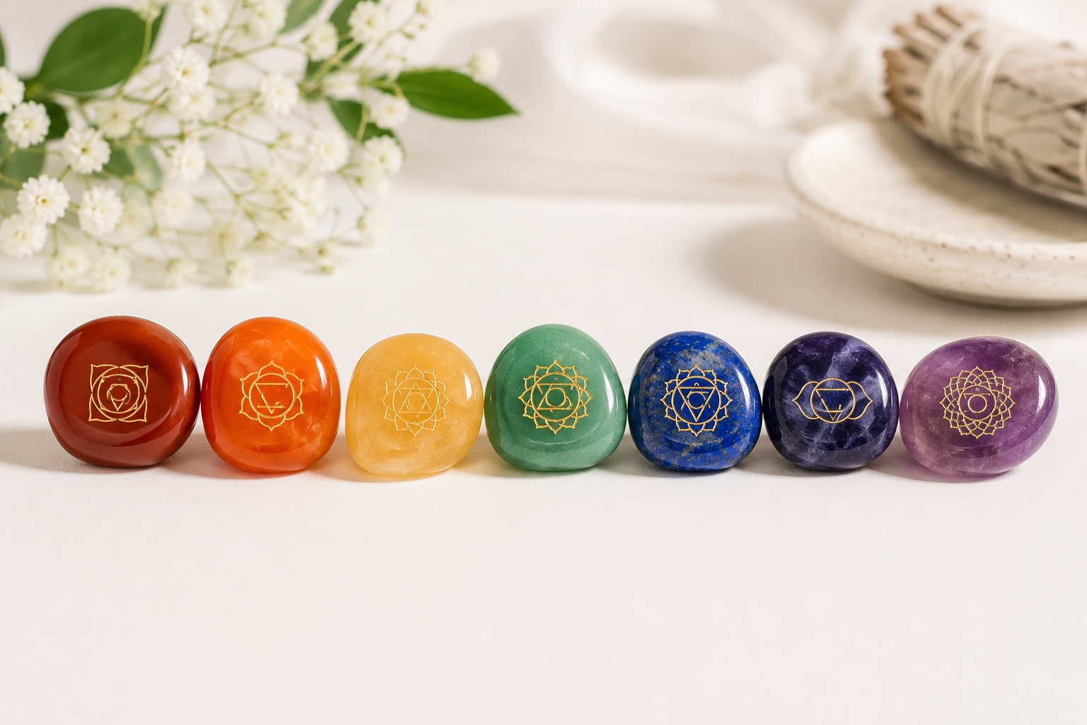 7 Chakra Stones: What They Are & How to Use Them | Crrystology
