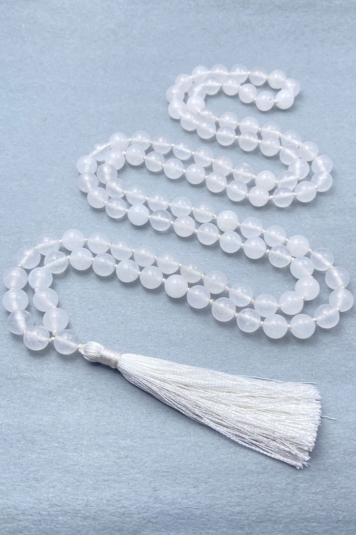 Clear Quartz Mala