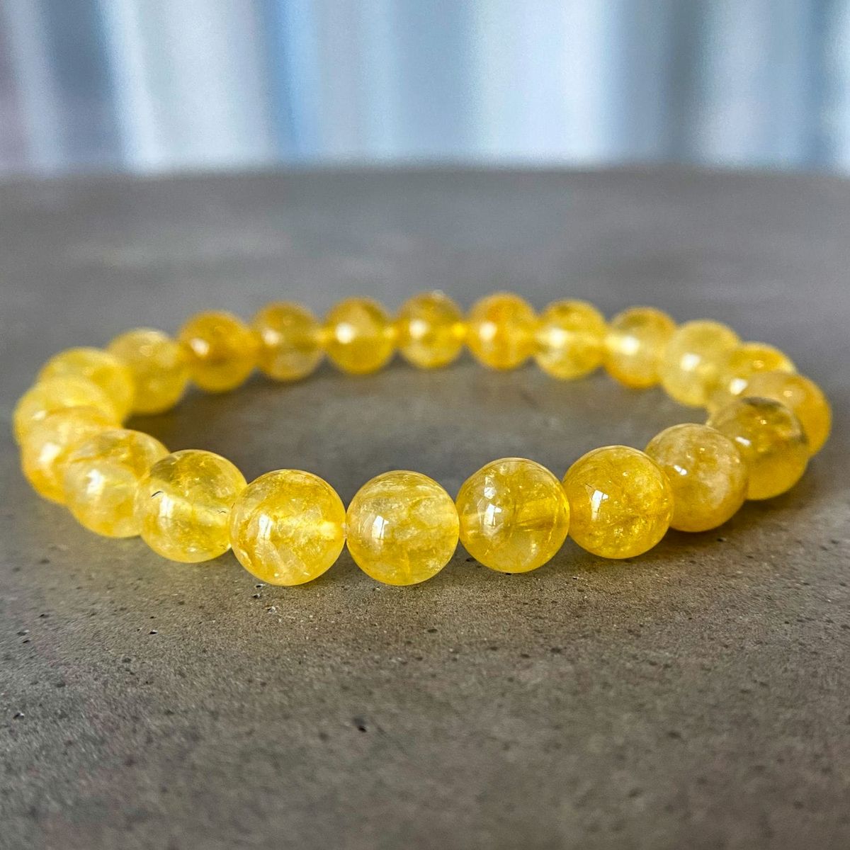 Yellow Citrine (treated) Bracelet