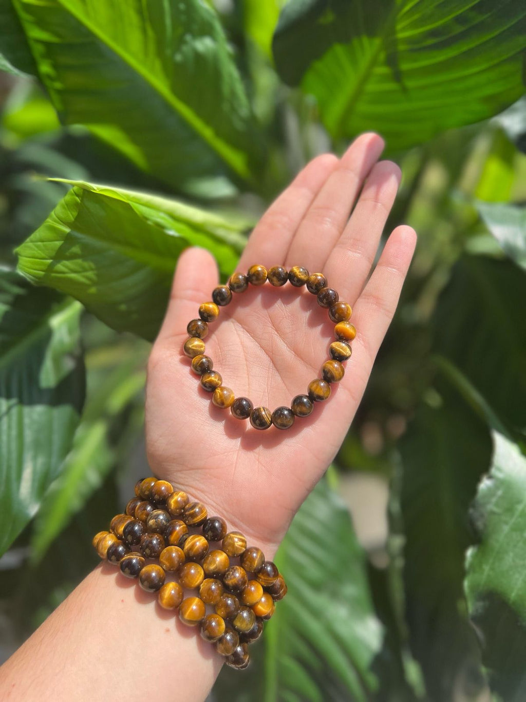 Tiger Eye Beads Bracelet