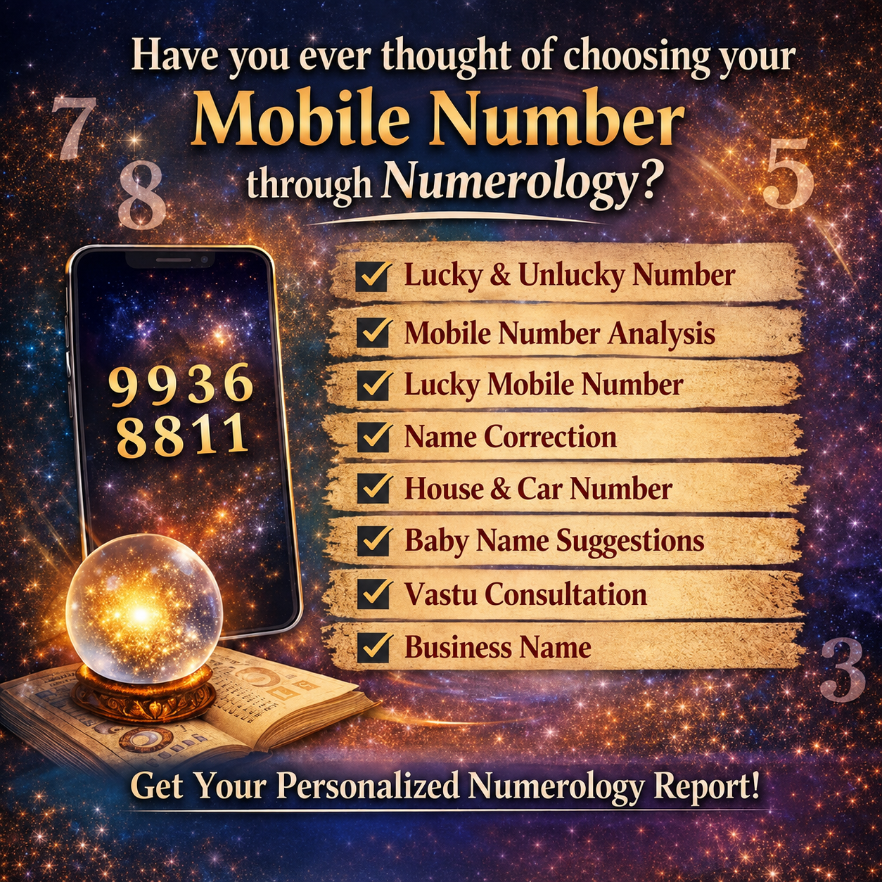 Mobile Number Selection