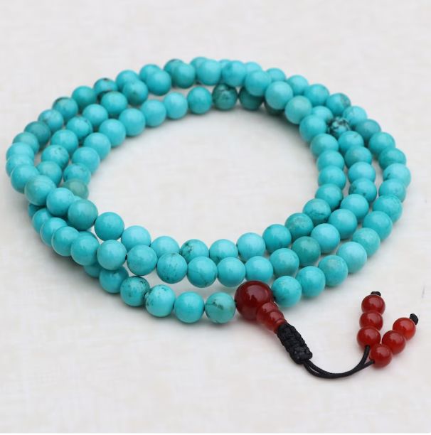 Turquoise (Firoza) 8mm Mala