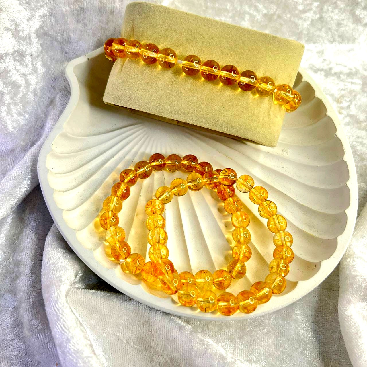 Yellow Citrine (treated) Bracelet