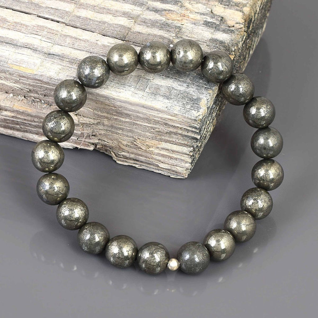 Pyrite 10 mm Bracelet
