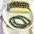 Pyrite 10 mm Bracelet