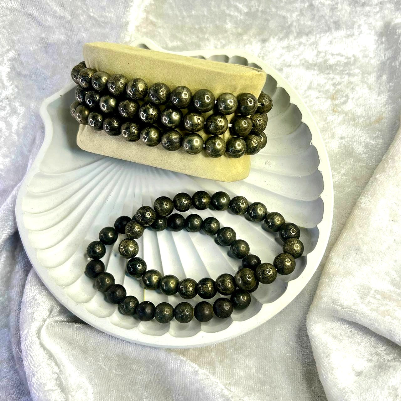 Pyrite 10 mm Bracelet