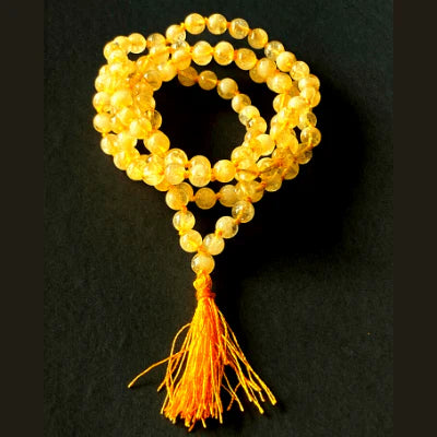 Yellow Citrine 10 mm Mala