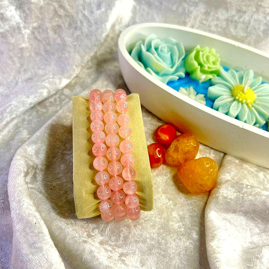 Rose Quartz Enhanced Bracelet