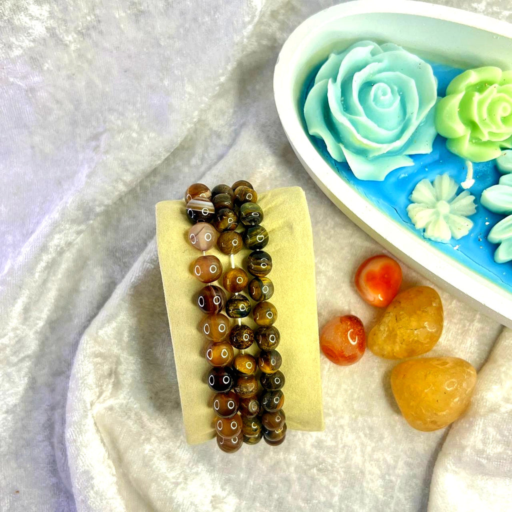 Tiger Eye Beads Bracelet