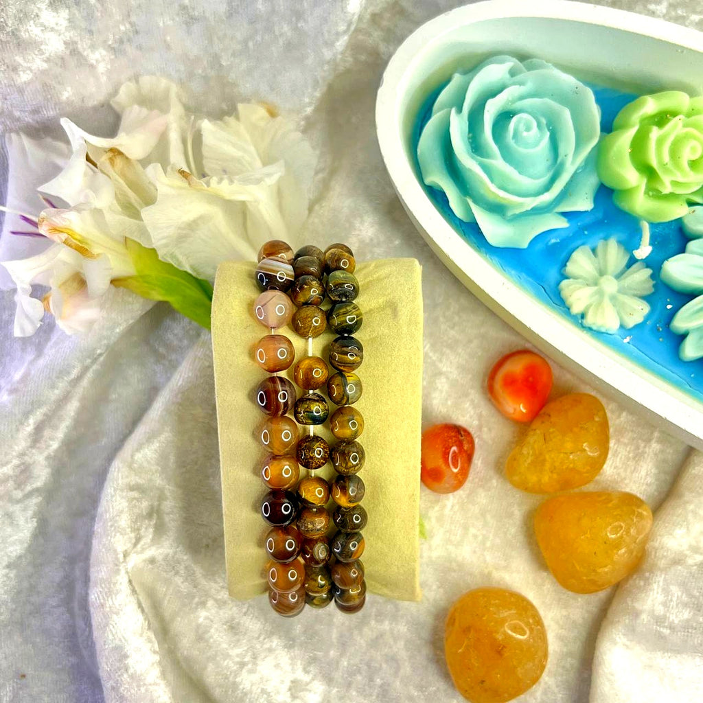 Tiger Eye Beads Bracelet