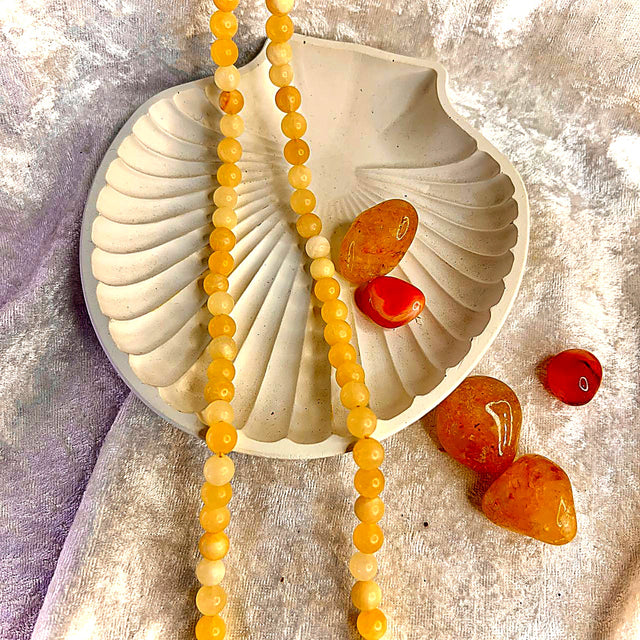 Yellow Citrine 10 mm Mala