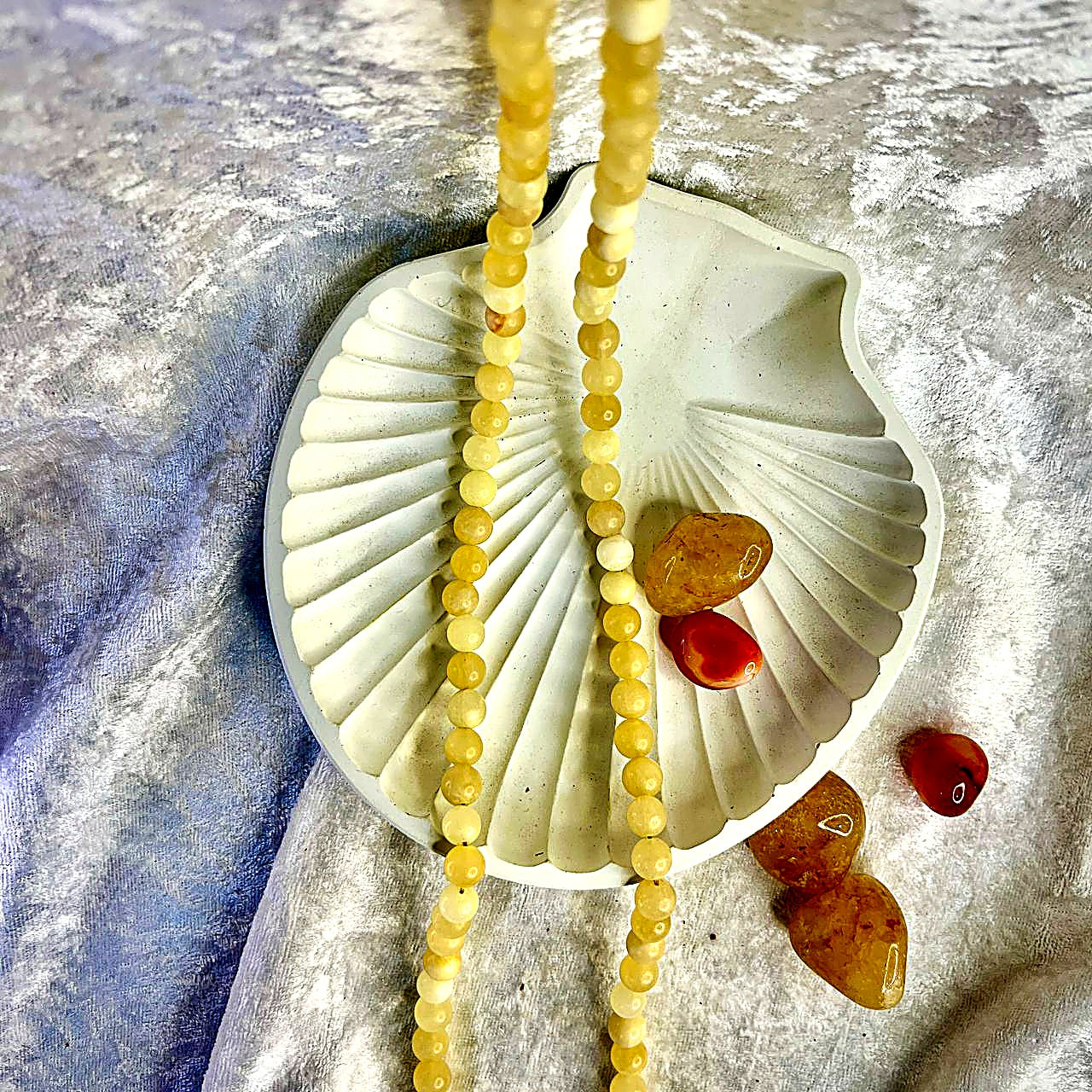 Yellow Citrine 10 mm Mala